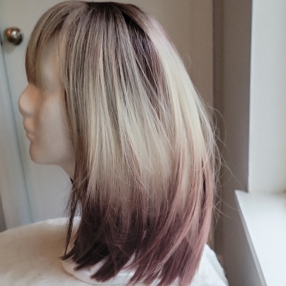 NWOT Brown & Blonde Ombre Wig - Picture 3 of 6